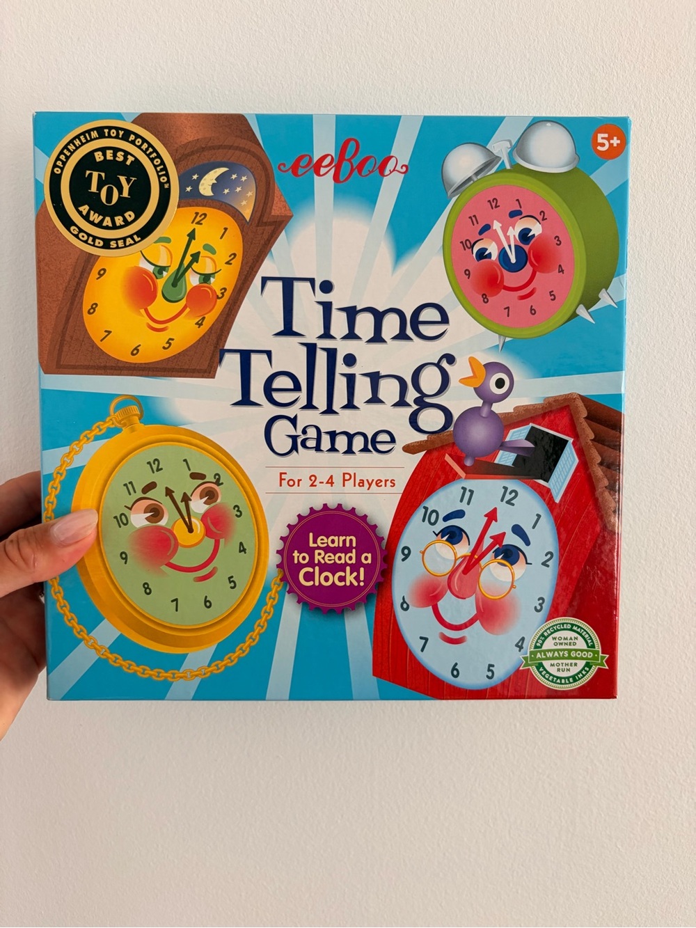 Time Telling Game - Colorful Clock Learning Game